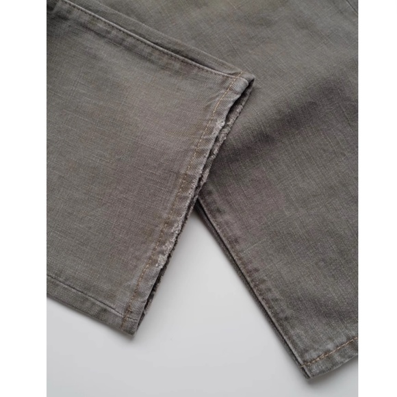 NWT R13 Distressed X-Boyfriend Ankle Jeans - Vintage Olive Drab Military - Picture 13 of 14